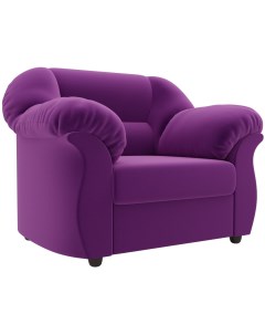 Кресло Карнелла микровельвет фиолетовый 105845 Лига диванов