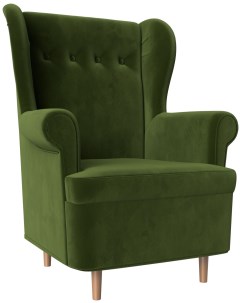 Кресло Торин микровельвет зеленый 100930 Лига диванов