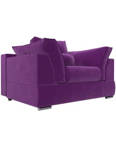 Кресло Пекин микровельвет фиолетовый 115390 Лига диванов