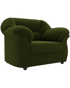 Кресло Карнелла микровельвет зеленый 105841 Лига диванов