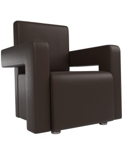 Кресло Рамос экокожа коричневая 109041 Лига диванов