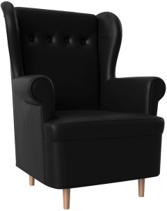 Кресло Торин экокожа черная 100947 Лига диванов