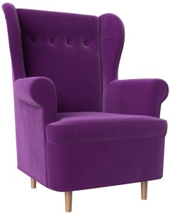 Кресло Торин микровельвет фиолетовый 100934 Лига диванов