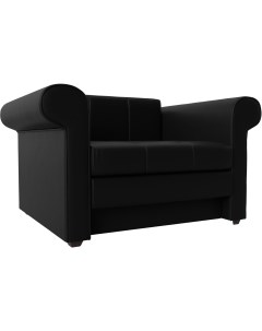 Кресло кровать Берли экокожа черная 101293 Лига диванов