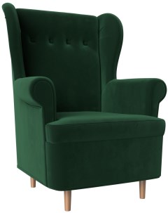 Кресло Торин велюр зеленый 100923 Лига диванов