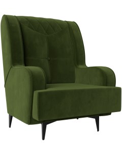 Кресло Неаполь микровельвет зеленый 111962 Лига диванов