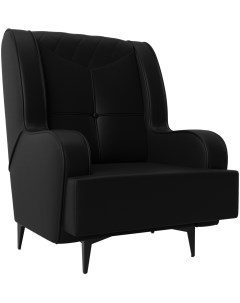 Кресло Неаполь экокожа черная 111975 Лига диванов