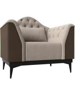 Кресло Флорида основа рогожка бежевая компаньон рогожка коричневая 112316 Лига диванов