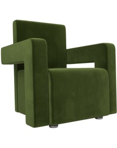 Кресло Рамос микровельвет зеленый 109030 Лига диванов