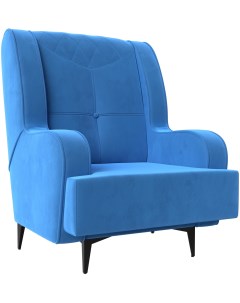 Кресло Неаполь велюр голубой 111952 Лига диванов