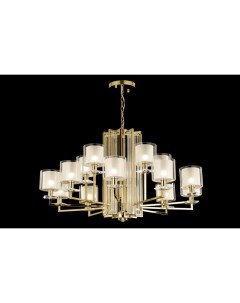 Подвесная люстра NICOLAS SP PL10 5 GOLD WHITE Crystal lux