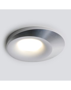 Встраиваемый светильник 124 MR16 белый серебро Elektrostandard
