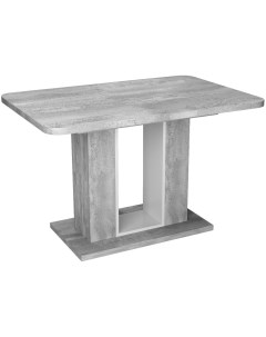 Стол обеденный 120 40 бетонный камень белый Top concept