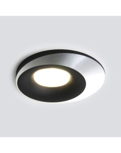 Встраиваемый светильник 124 MR16 черный серебро Elektrostandard