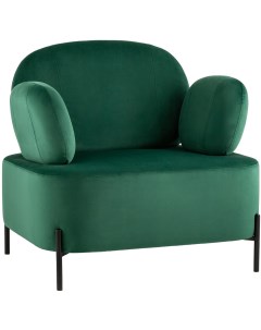 Кресло Кэнди с подлокотниками велюр зелёный УТ000035881 Stool group
