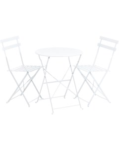 Комплект стола и двух стульев Бистро белый УТ000036324 Stool group