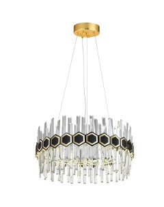 Подвесная люстра светодиодная хрустальная LAMPS 81321 Led Natali kovaltseva