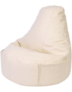 Кресло Комфорт Светло Бежевое ЭкоКожа Классический Dreambag
