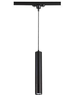 Светильник трековый однофазный трехжильный IP20 50W 220V NT18 черный Novotech