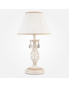 Интерьерная настольная лампа 10054 1 белый с золотом прозрачный Amelia золотом Eurosvet