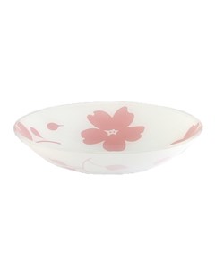 Тарелка суповая NINAGLAS Флорин 22 5см 85 123 22 5 белый розовый Ninaglass