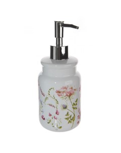 Дозатор для жидкого мыла Flowers керамика цветы CE2074AA LD Аквалиния