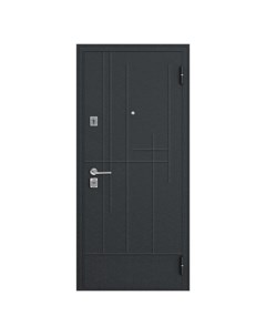 Дверь входная стальная SalvaDoor 5 Черный шелк 960х2050х70мм лев Двери гуд