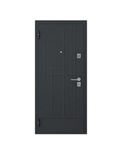 Дверь входная стальная SalvaDoor 5 Черный шелк 960х2050х70мм прав Двери гуд