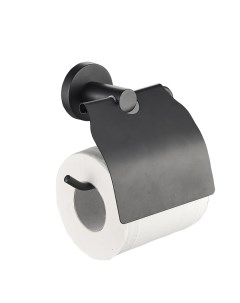 Держатель для туалетной бумаги металл черный 20586 Аквалиния