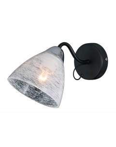 Светильник настенный ARLET E27 1x40W матовый черный хром Shatten