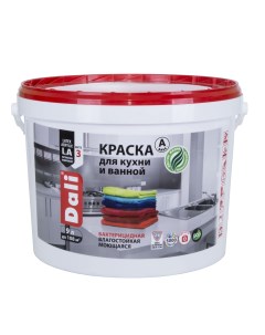 Краска для кухни и ванной моющаяся Professional база А гл мат 9л Dali