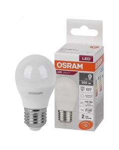 Лампа светодиодная OSRAM LED 7W E27 4000К шарик 220В 4058075579835 Ledvance