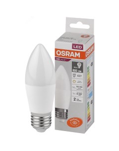Лампа светодиодная OSRAM LED 10W E27 3000К свеча 220 В 4058075579538 Ledvance