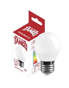 Лампа светодиодная 9W E27 шарик 4000K 220V Tango