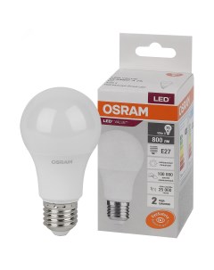 Лампа светодиодная OSRAM LED 10W E27 4000К груша 220 В 4058075578852 Ledvance