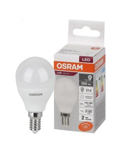 Лампа светодиодная OSRAM LED 7Вт Е14 4000К шарик 220В 4058075579651 Ledvance