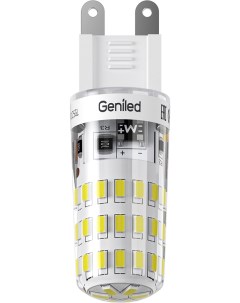 Лампа светодиодная G9 4W 2700K 01256 01322 Geniled