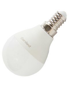 Лампа светодиодная E14 G45 6W 2700К шар матовый 01265 01309 Geniled