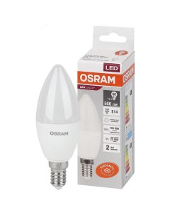 Лампа светодиодная OSRAM LED 7 Вт E14 4000К 560Лм свеча 220 В 4058075578944 Ledvance
