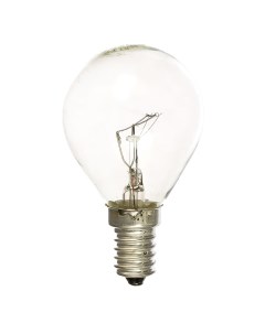 Лампа накаливания TDM Е14 60W 230V Шар прозрачный SQ0332 0003 Tdm еlectric