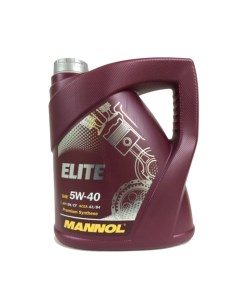 Масло моторное Elite PAO SN 5W 40 синтетическое 4л Mannol