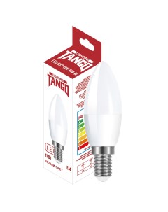 Лампа светодиодная 11W E14 свеча 4000K 220V Tango