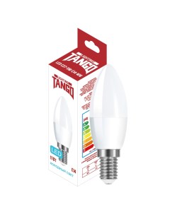 Лампа светодиодная 11W E14 свеча 6500K 220V Tango