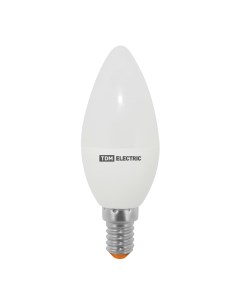 Лампа диммер светодиодная TDM Е14 С37 6W 4000К Tdm еlectric