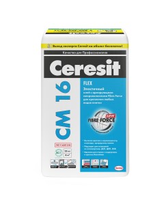 Клей эластичный для плитки СМ 16 25кг Церезит Ceresit