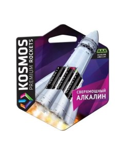 Батарейка premium ROCKETS алкалин ААА LR03 4 Космос