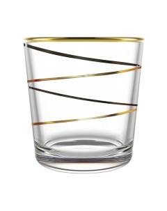 Набор стаканов Золотая спираль 144 З2 6шт 250мл Декостек
