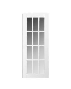 Дверь межкомнатная с остеклением Эмаль Soft NEO 696 ПО 800 Белый ясень Двери гуд