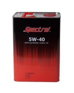 Масло моторное Capital SAE 5W 40 полусинтетическое 4л Spectrol