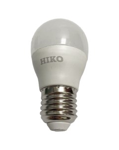 Лампа светодиодная шар 8Вт E27 3000K HK4527 38 Hiko
